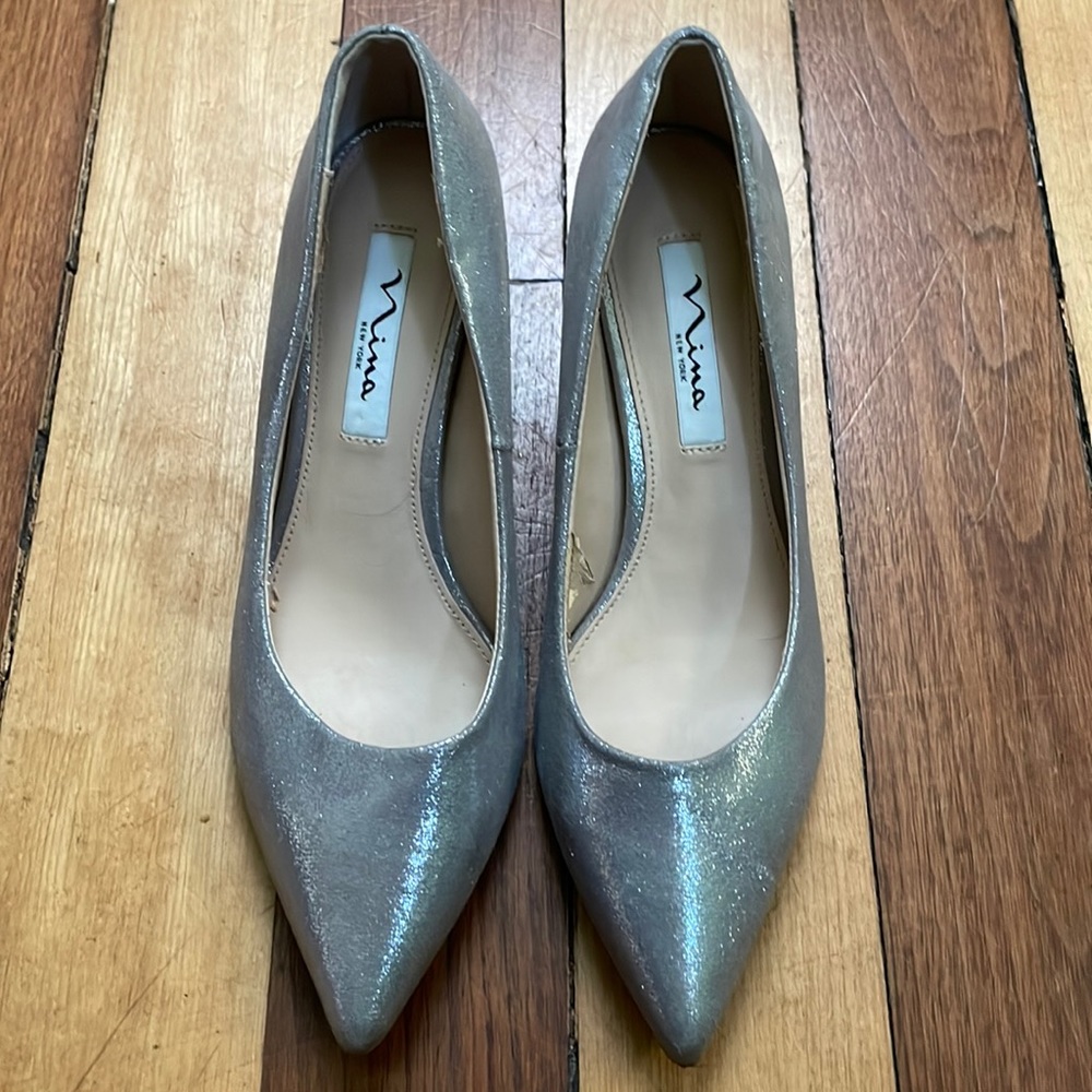 Silver shoes